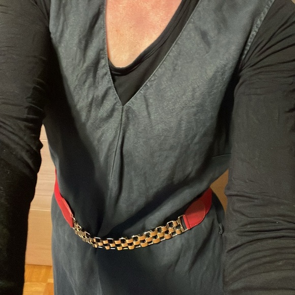 Tommy Hillfiger linen tunic dress . Gray blue . Size 3 , fits like medium - Picture 8 of 9